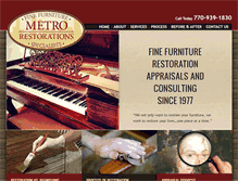 Tablet Screenshot of metrorestorations.com